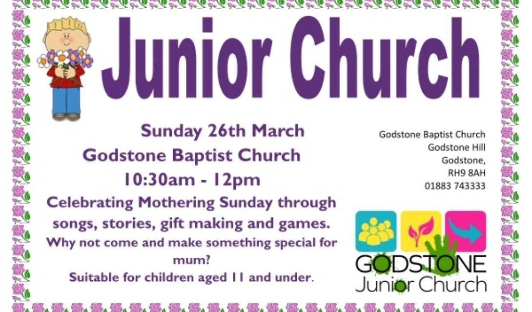 Junior Church 26th March 2017