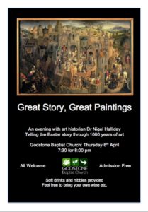 Great Story, Great Paintings - Godstone Baptist Church - 6th April 2017