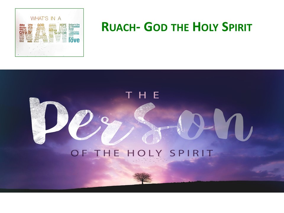 Ruach: God the Holy Spirit – Godstone Baptist Church