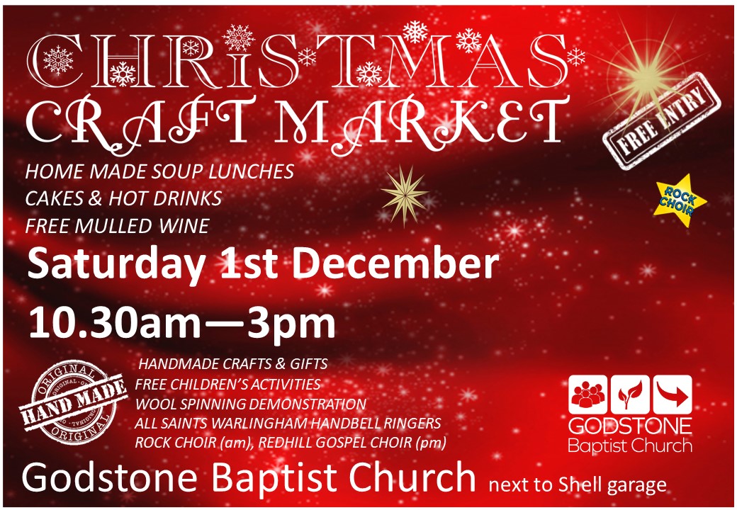 Christmas Craft Market – Godstone Baptist Church